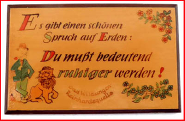 Spruchbild - ein Dekorationsstück