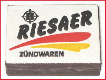 Zündholzschachtel - Riesaer Zündwaren