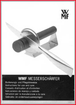 WMF Bedienungs- Pflegehinweise (2) - für Messerschärfer DHB-E