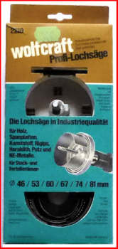 Wolfcraft - Profi-Lochsäge 2210 - in Industriequalität