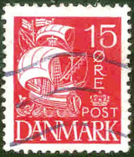 Post Danmark - Wert 15 Öre