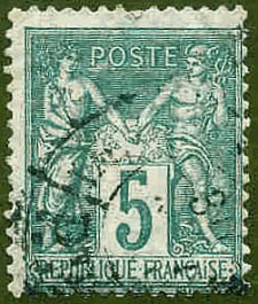 Poste Republique Francaise - Wert 5