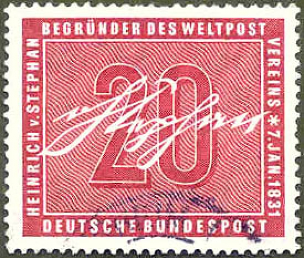 Deutsche Bundespost - Wert 20