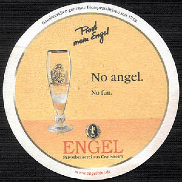 Bierdeckel - Engel Privatbrauerei Crailsheim