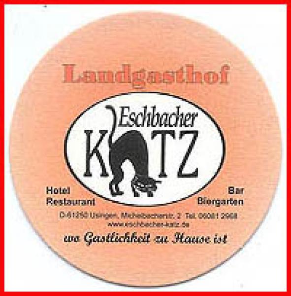 Bierdeckel - Landgasthof Eschbacher Katz