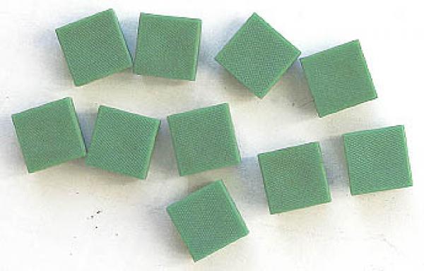 Brawa Abdeckplatten 9051 - rechteckig Farbe grün - 10 Stück