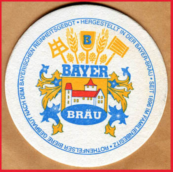 Bierdeckel - Bayer Bräu
