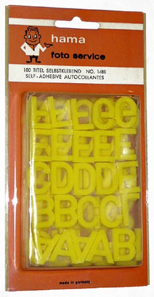 Hama - selbstklebende Buchstaben