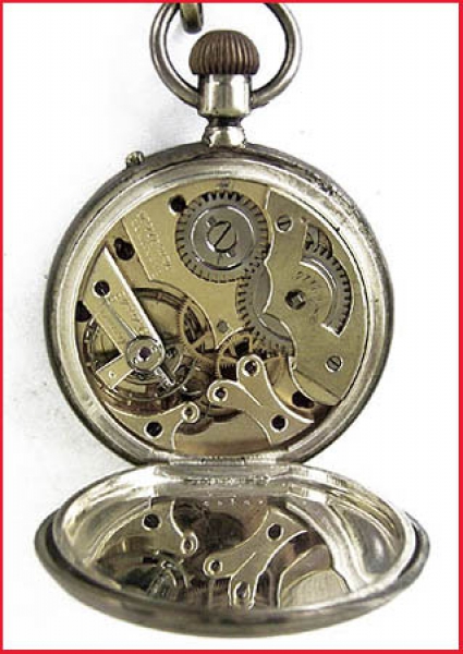Taschenuhr - mit Gravur und Uhrkette