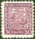 Tschechoslowakei - Ceskoslovenska - Wert 30 Haleru