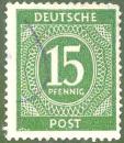 Deutsche Post - Wert 15 Pfennig