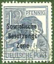 Deutsche Post - Wert 12 Pfennig