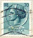 Poste Repubblica Italiana - Wert 70 Lire