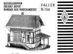 Faller H0 Bauanleitung (2) - für Güterschuppen B-156 - Bausatz