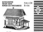 Faller H0 Bauanleitung - für Güterschuppen B-156