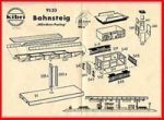 Kibri Bauanleitung - für Bahnsteig 9533 - Original