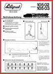 Liliput H0 Betriebsanleitung (2) - für Dampfloks 10502  und  10503