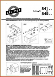 Liliput H0 Montageanleitung für D-Zugwagen 841... bis 845...