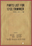 McCulloch Teileliste - für Rasentrimmer MAC17 - Original