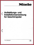 Miele - Gebrauchsanweisung für Geschirrspüler G 580 - Original