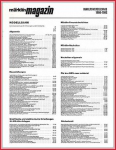 Märklin Magazin - Inhaltsverzeichnis 1980-1982